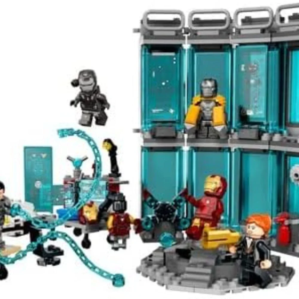 NEW LEGO Marvel Iron Man Armory Toy Building Set 76216 Avengers Lego Set with MK - Picture 3 of 16